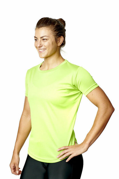 Running T-Shirt Short Sleeve Women Size 8-20 Top Sports Wear Quality Training