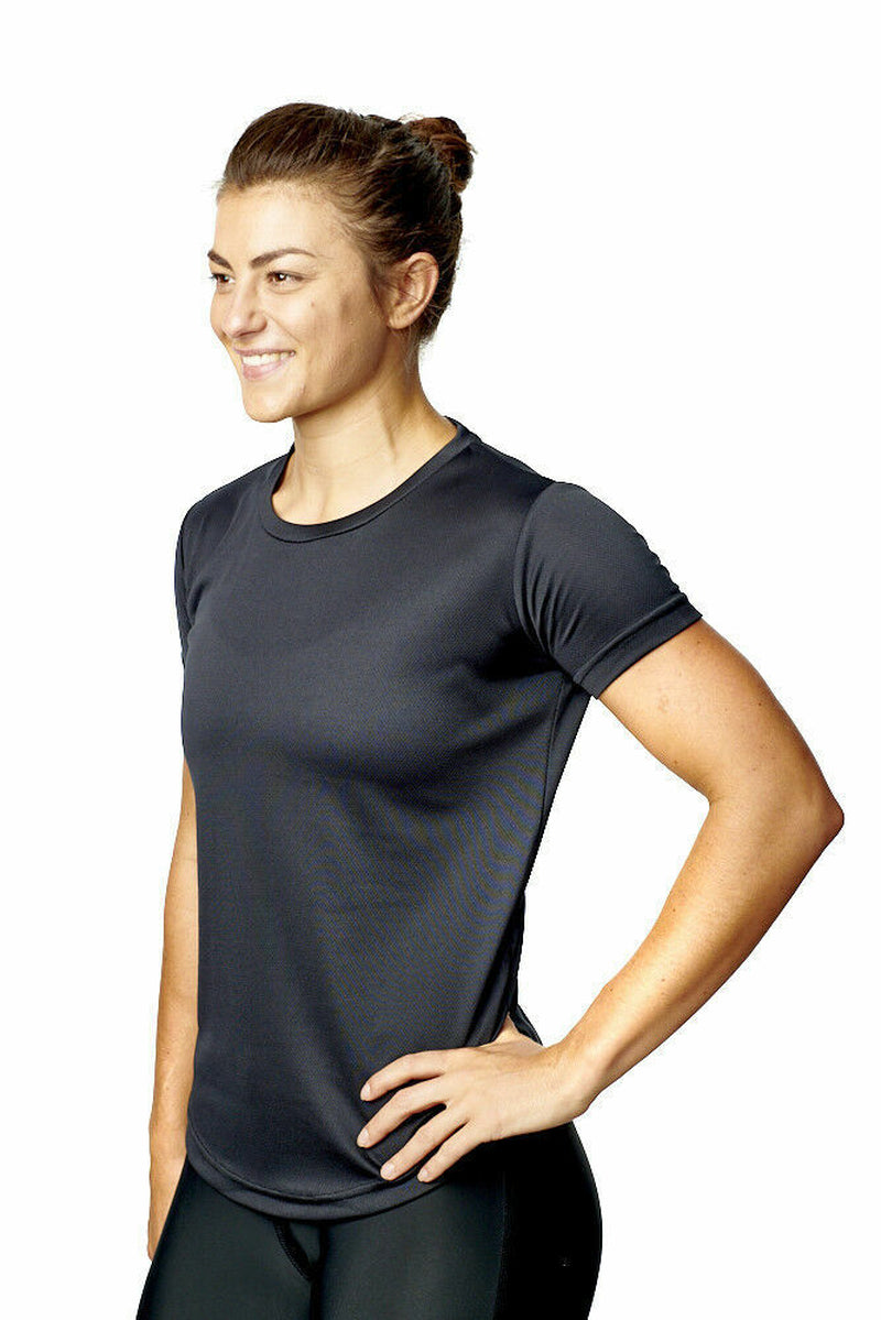 Running T-Shirt Short Sleeve Women Size 8-20 Top Sports Wear Quality Training