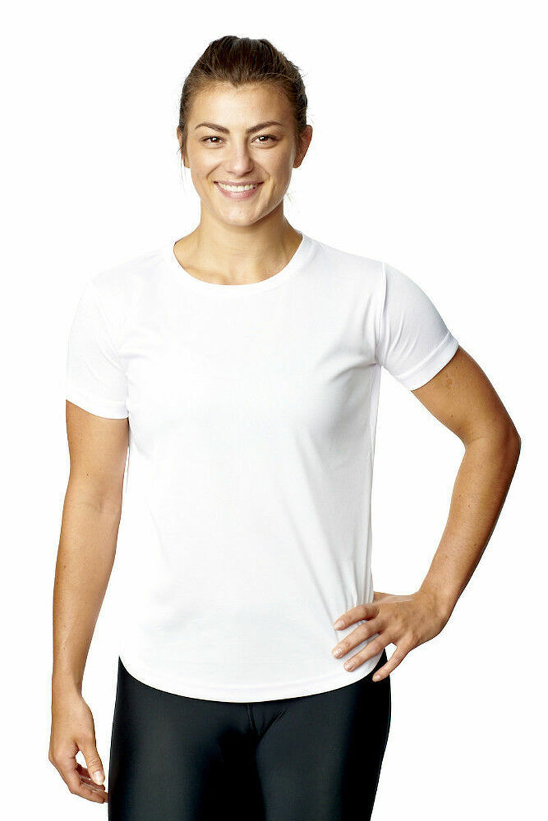 Running T-Shirt Short Sleeve Women Size 8-20 Top Sports Wear Quality Training